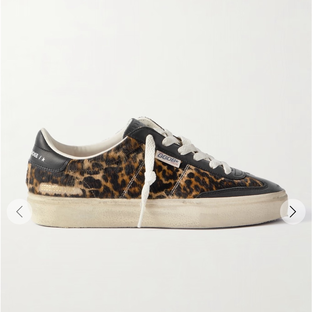 Golden Goose Soul Star in Leopard